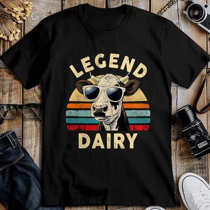 Best Farmer Life Shirt, Funny Farmer UnisexT-Shirt/Hoodie/Sweatshirt HLT00 - Legend Dairy Funny Farmer Cow Farmer Pun Graphic Cow Vintage T-Shirt