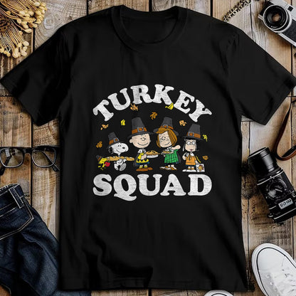 Best Thanksgiving Family Shirt , Funny Thanksgiving UnisexT-Shirt/Hoodie/Sweatshirt HLT00 - Turkey Squad T-Shirt