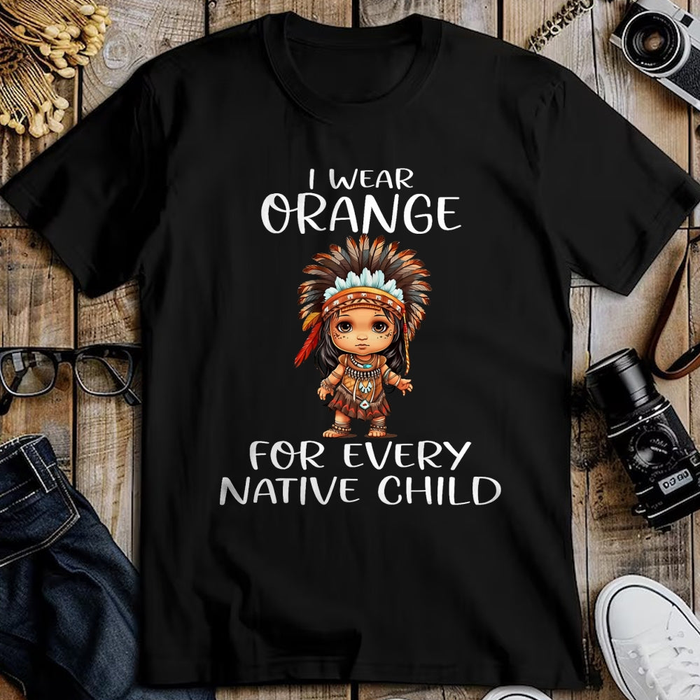 Native American T-Shirts, Vintage Native American Unisex T-Shirt/Hoodie/Sweatshirt HLT00 - Wear orange for every American native child Indian Pride