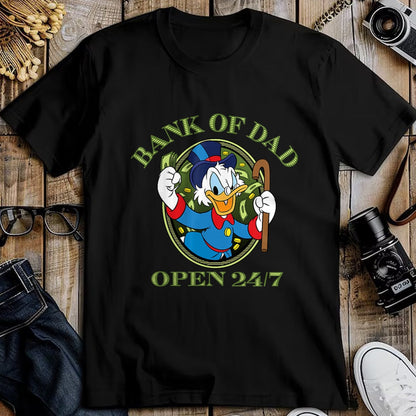 Gift for Dad Shirt, Funny Dad Unisex T-Shirt/Hoodie/Sweatshirt HLT00 – Disney DuckTales Bank of Dad T-Shirt