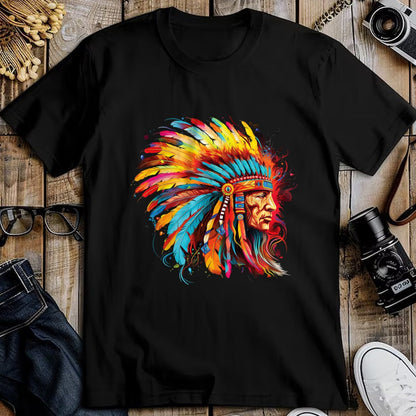 Native American T-Shirts, Vintage Native American Unisex T-Shirt/Hoodie/Sweatshirt HLT00 - Native American Indian Headdress design Tees Men Women