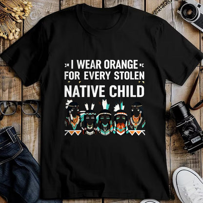 Native American T-Shirts, Vintage Native American Unisex T-Shirt/Hoodie/Sweatshirt HLT00 - I Wear Orange For Every American Native Child Indian Pride (2)