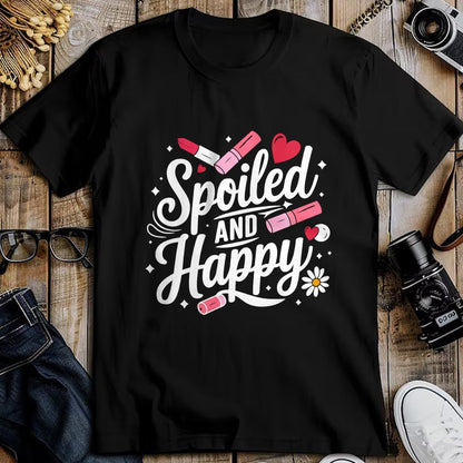 Best Wife Shirt, Wife and Husband Unisex T-Shirt/Hoodie/Sweatshirt HLT00 - Gift for wife T shirt, spoiled wife   Spoiled Wife Spoiled And Happy Sweatshirt