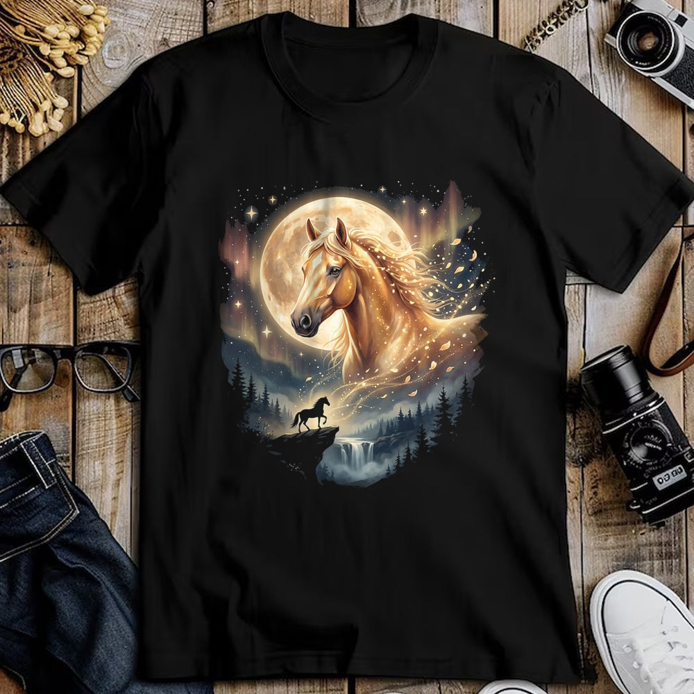 Best Horse Lover Shirt , Funny Horse UnisexT-Shirt/Hoodie/Sweatshirt HLT00 - Mystical Majestic Horse Spirit Animal Full Moon Nature Women T-Shirt