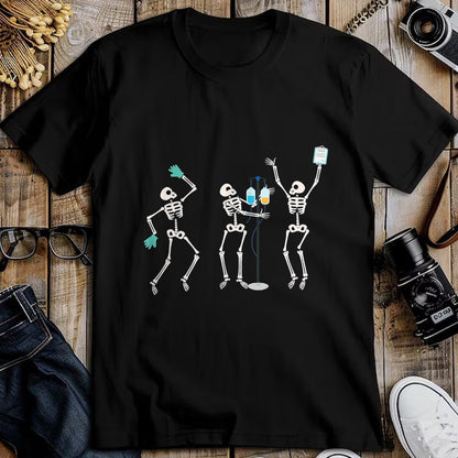 Best Doctor Shirt, Funny Doctor UnisexT-Shirt/Hoodie/Sweatshirt HLT00 - Medical Skeleton Dance Funny Healthcare Halloween Doctor Tee T-Shirt, Men, Black, 3X-Large