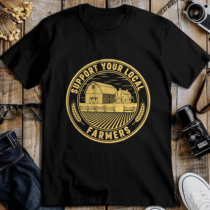 Best Farmer Life Shirt, Funny Farmer UnisexT-Shirt/Hoodie/Sweatshirt HLT00 - Vintage Support Your Local Farmers Farming Farm Farmer T-Shirt (3)