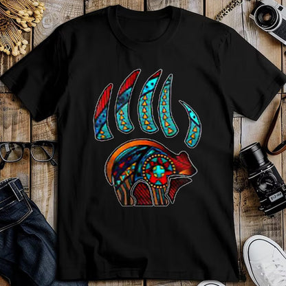 Native American T-Shirts, Vintage Native American Unisex T-Shirt/Hoodie/Sweatshirt HLT00 - Native American Bear Claw