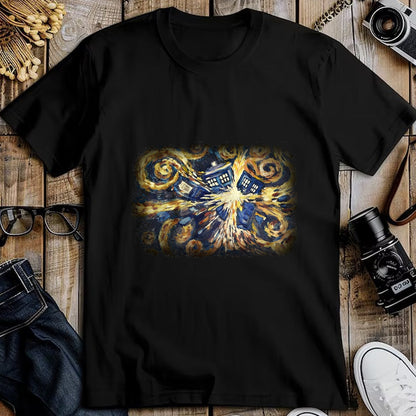 Best Doctor Shirt, Funny Doctor UnisexT-Shirt/Hoodie/Sweatshirt HLT00 - Art Tardis Van Gogh Time Travel Sci-Fi Fan T-Shirt