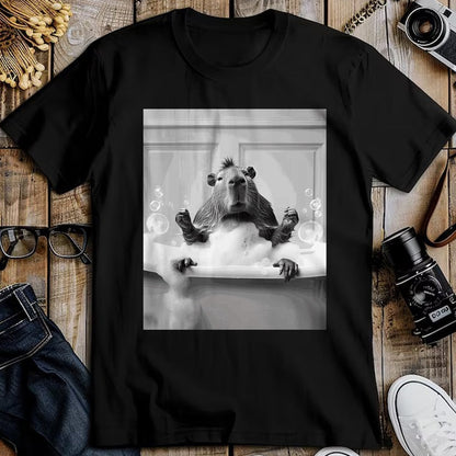 Cute Capybara Shirt, Funny Capybara Unisex T-Shirt/Hoodie/Sweatshirt HLT00 - Funny Graphic Capybara Long Sleeve T-Shirt (15)