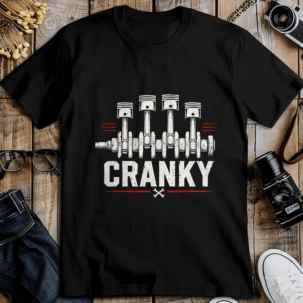 Best Mechanic Life Shirt, Funny Mechanic UnisexT-Shirt/Hoodie/Sweatshirt HLT00 - Cranky Car Mechanic Shirt Crankshaft Engine Piston T-Shirt