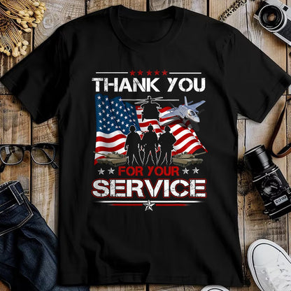 Proud Veteran Shirt, Funny Veteran UnisexT-Shirt/Hoodie/Sweatshirt HLT00 - Thank You for Your Service US Flag Patriotic Veterans Day T-Shirt