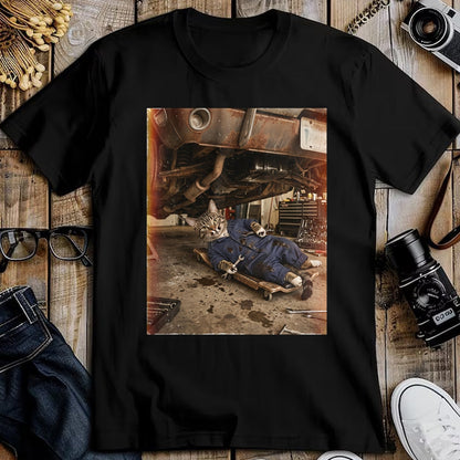 Best Mechanic Life Shirt, Funny Mechanic UnisexT-Shirt/Hoodie/Sweatshirt HLT00 - Cat Meme Funny Cat Lover Meme Humor Hilarious Cat Mechanic T-Shirt