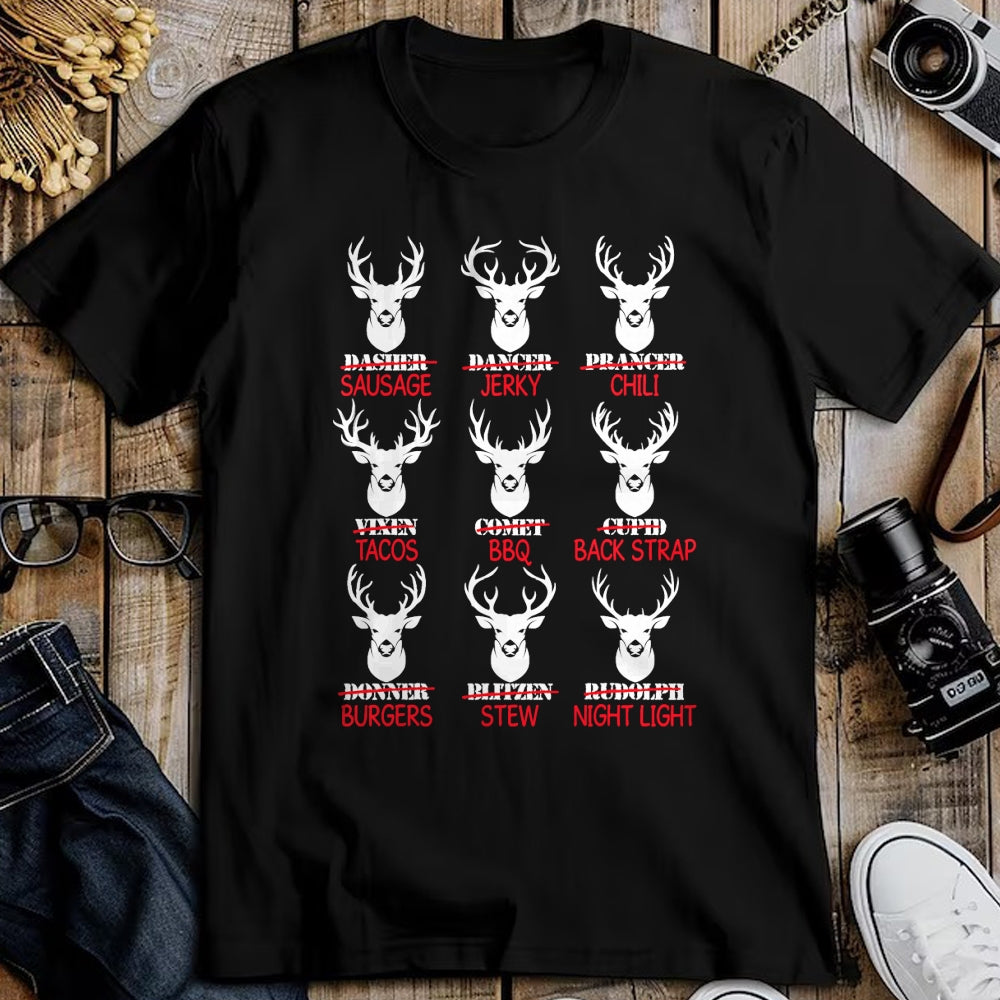 Funny Hunting Shirt, Gift For Hunting Lover Unisex T-Shirt/Hoodie/Sweatshirt HLT00 - Deer Hunting Gift Hunter of All Santa_s Reindeer T-Shirt