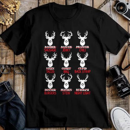 Funny Hunting Shirt, Gift For Hunting Lover Unisex T-Shirt/Hoodie/Sweatshirt HLT00 - Deer Hunting Gift Hunter of All Santa_s Reindeer T-Shirt