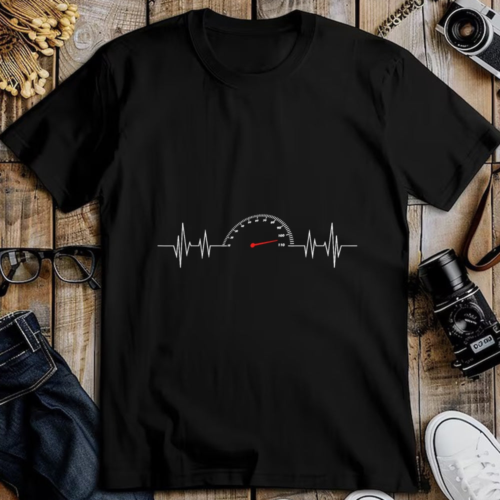 Best Mechanic Life Shirt, Funny Mechanic UnisexT-Shirt/Hoodie/Sweatshirt HLT00 - Car Speedometer Heartbeat - Car Guy Auto Mechanic T-Shirt (1)