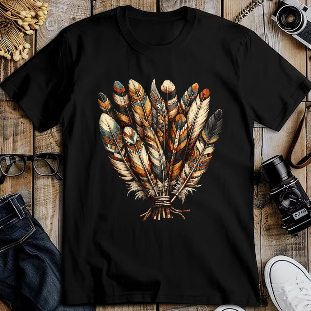 Native American T-Shirts, Vintage Native American Unisex T-Shirt/Hoodie/Sweatshirt HLT00 - Southwest Native American Indian Tribal Feather