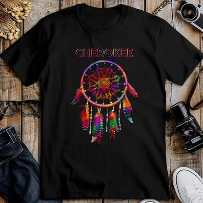 Native American T-Shirts, Vintage Native American Unisex T-Shirt/Hoodie/Sweatshirt HLT00 - Cherokee Native American Indian Colorful Dreamcatcher Tribal