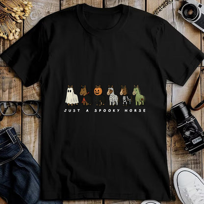 Best Horse Lover Shirt , Funny Horse UnisexT-Shirt/Hoodie/Sweatshirt HLT00 - Cute Funny Just A Spooky Horse Ghost Monsters Halloween T-Shirt