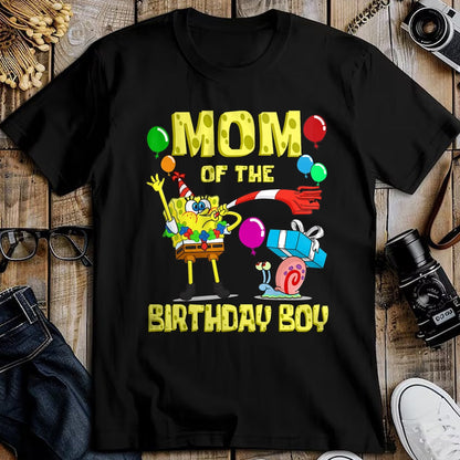Gift for Mom Shirt, Funny Mom Unisex T-Shirt/Hoodie/Sweatshirt HLT00 - Mademark x SpongeBob SquarePants - SpongeBob Mommy of the Birthday Boy Theme Party T-Shirt