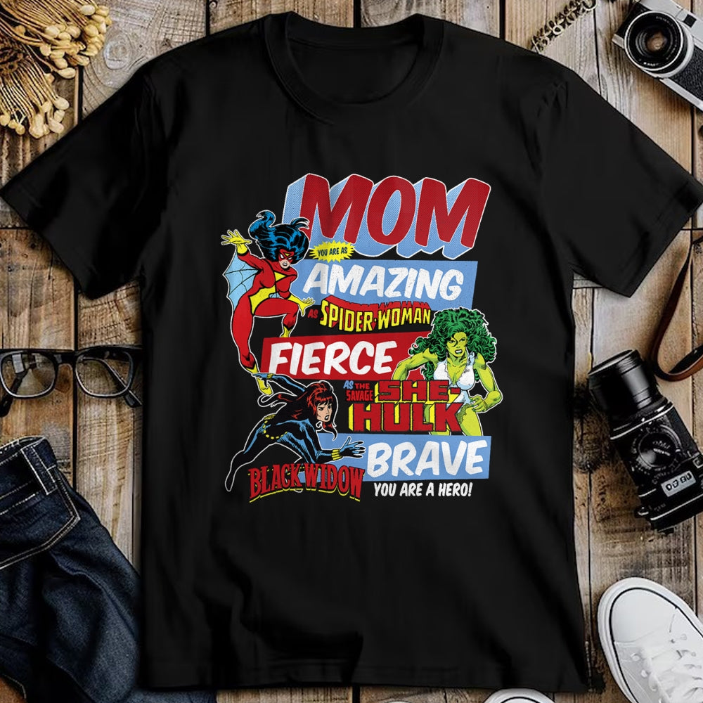 Gift for Mom Shirt, Funny Mom Unisex T-Shirt/Hoodie/Sweatshirt HLT00 - Marvel Vintage Retro Amazing Mom Graphic T-Shirt T-Shirt