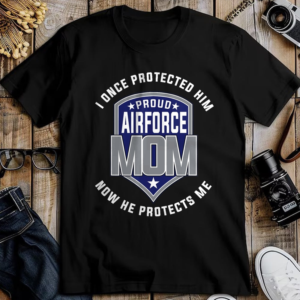 Gift for Mom Shirt, Funny Mom Unisex T-Shirt/Hoodie/Sweatshirt HLT00 - Proud Airforce mom Protect Sons T-Shirts T-Shirt