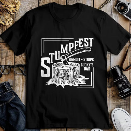 Gift for Dad Shirt, Funny Dad Unisex T-Shirt/Hoodie/Sweatshirt HLT00 – Funny Stumpfest Bandit stripe and lucky_s dad T-Shirt
