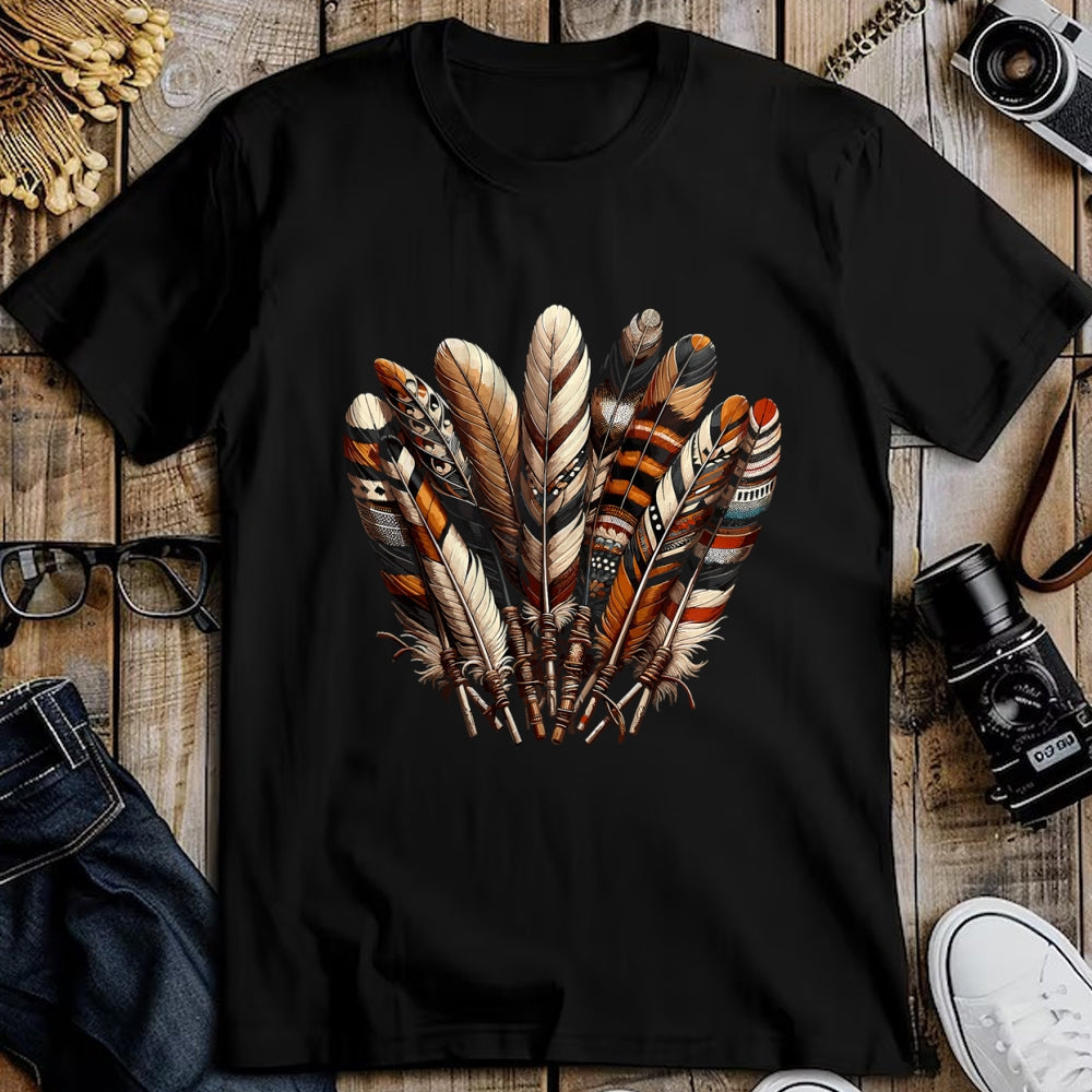 Native American T-Shirts, Vintage Native American Unisex T-Shirt/Hoodie/Sweatshirt HLT00 - Southwest Native American Indian Feather