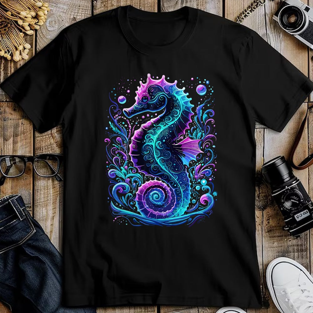 Best Horse Lover Shirt , Funny Horse UnisexT-Shirt/Hoodie/Sweatshirt HLT00 - Seahorse Colorful Underwater Seahorse T-Shirt