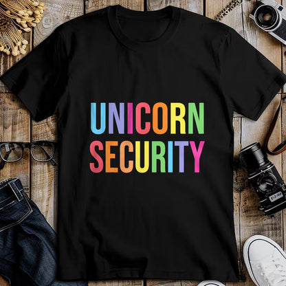 Gift for Mom Shirt, Funny Mom Unisex T-Shirt/Hoodie/Sweatshirt HLT00 - Halloween Dad Mom Daughter Adult Costume, Unicorn Security T-Shirt