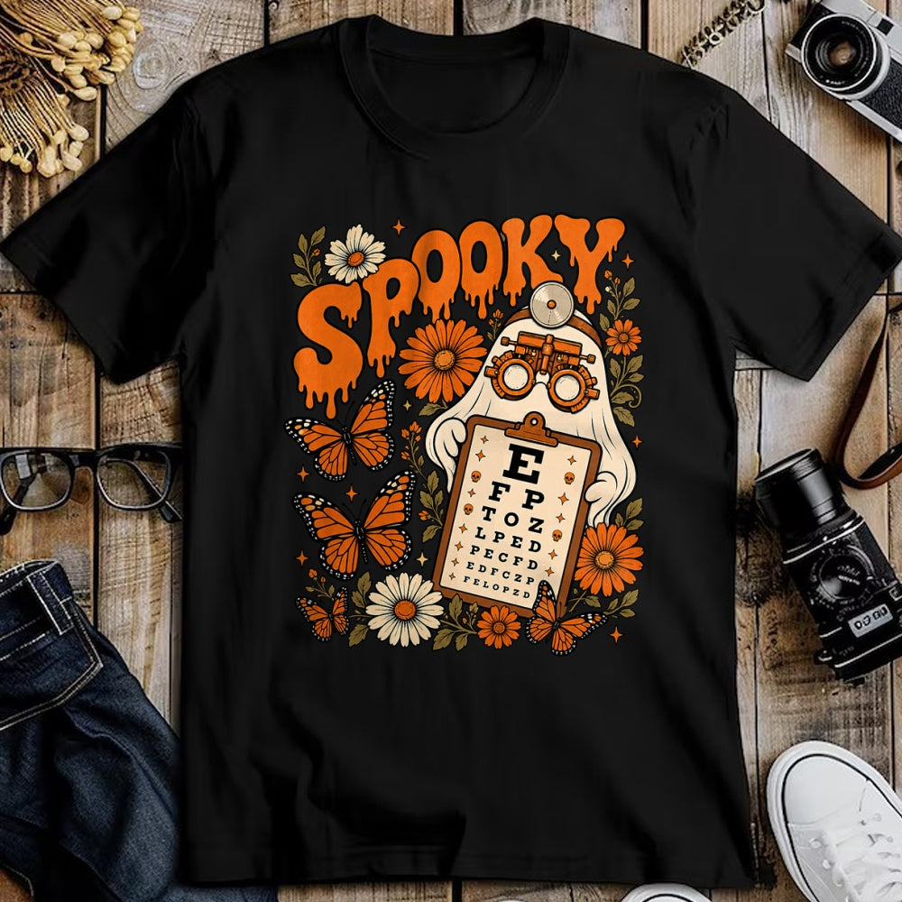 Best Doctor Shirt, Funny Doctor UnisexT-Shirt/Hoodie/Sweatshirt HLT00 - Spooky Ghost Boo Vision Squad Optometrist Halloween Eye Dr T-Shirt