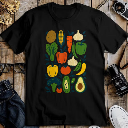 Best Farmer Life Shirt, Funny Farmer UnisexT-Shirt/Hoodie/Sweatshirt HLT00 - Retro Vegetable Garden Pattern Veggie Farmer Market Vegan Long Sleeve T-Shirt