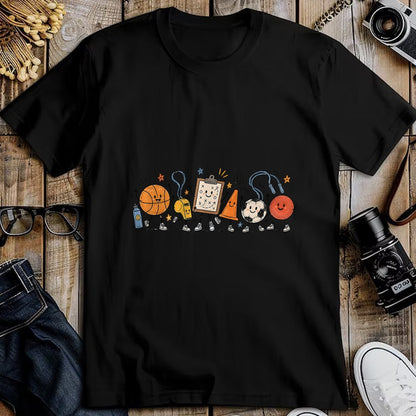 Best Teacher Shirt, Funny Teacher UnisexT-Shirt/Hoodie/Sweatshirt HLT00 - PE Teacher Doodle Physical Education Basketball Back to T-Shirt