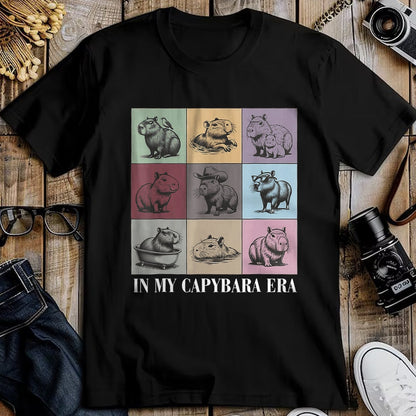 Cute Capybara Shirt, Funny Capybara Unisex T-Shirt/Hoodie/Sweatshirt HLT00 - Cute Capybara Lover In My Capybara Era Gift For Boys Girls T-Shirt