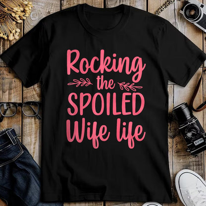 Best Wife Shirt, Wife and Husband Unisex T-Shirt/Hoodie/Sweatshirt HLT00 - Gift for wife T shirt, spoiled wife   Funny Spoiled Wife Art For Women Girls Husband Spoiled Wife Pr (9)