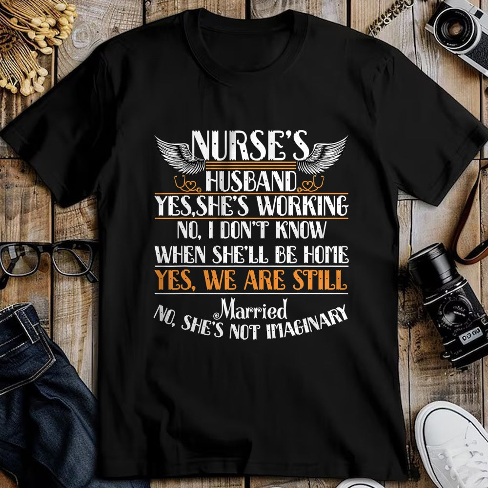 Funny Nurse Shirt, Nurse Unisex T-Shirt/Hoodie/Sweatshirt HLT00 - I Am A Nurse's Husband T Shirt, Nurse Wife T Shirt