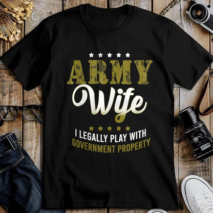 Best Wife Shirt, Wife and Husband Unisex T-Shirt/Hoodie/Sweatshirt HLT00 - Gift for wife T shirt, lucky wife   Army Veteran Wife Shirt Proud Army Wife Gift Tank Top