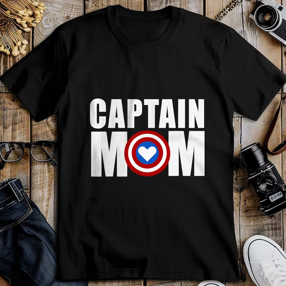 Gift for Mom Shirt, Funny Mom Unisex T-Shirt/Hoodie/Sweatshirt HLT00 - Funny Captain Mom Superhero Mother_s Day 2022 T-Shirt