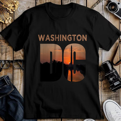 Gift for Dad Shirt, Funny Dad Unisex T-Shirt/Hoodie/Sweatshirt HLT00 – Washington DC Monument Skyline Art Vacation Souvenir Gift T-Shirt