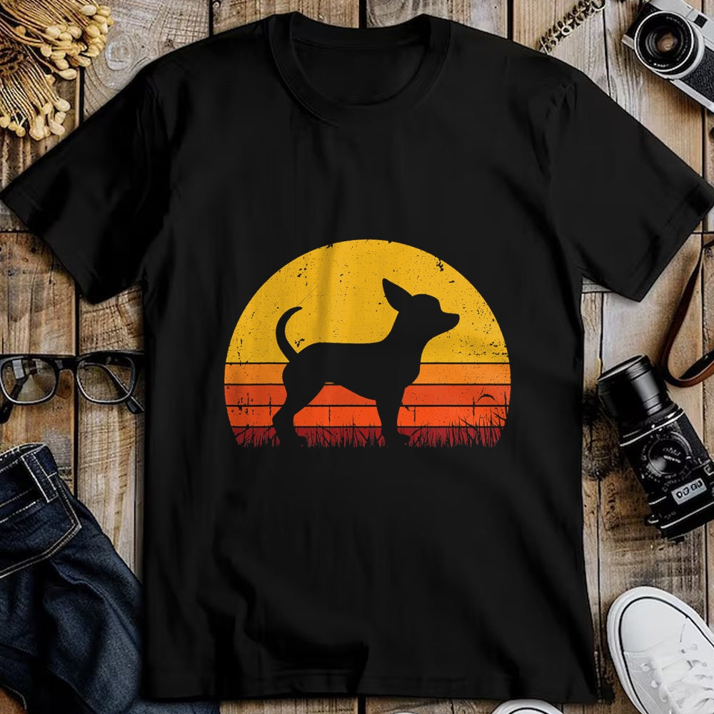 Dog Love Shirt, Dog Lover Gift T-Shirt/Hoodie/Sweatshirt HLT00 - Retro Chihuahua Men Women Dog Mom Dad Chihuahua T-Shirt