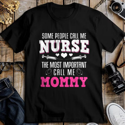 Funny Nurse Shirt, Nurse Unisex T-Shirt/Hoodie/Sweatshirt HLT00 - Proud Nurse And Loving Mommy Best Mom Hero Mother's Day Gift T-Shirt