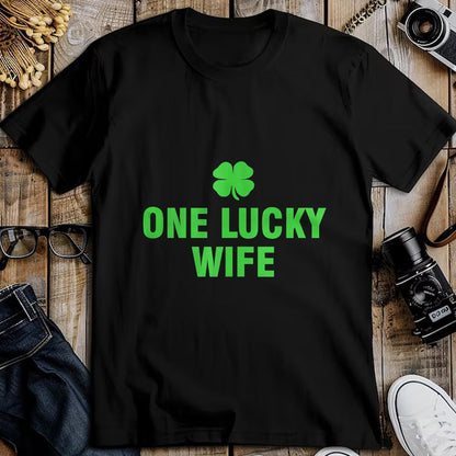 Best Wife Shirt, Wife and Husband Unisex T-Shirt/Hoodie/Sweatshirt HLT00 - Gift for wife T shirt, lucky wife   One Lucky Wife Tank Top (2)