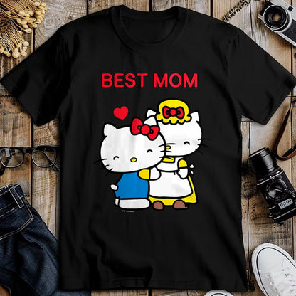 Gift for Mom Shirt, Funny Mom Unisex T-Shirt/Hoodie/Sweatshirt HLT00 - Hello Kitty Mother's Day Best Mom Tee Shirt T-Shirt