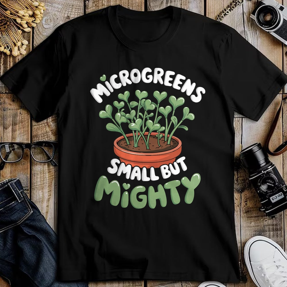 Best Farmer Life Shirt, Funny Farmer UnisexT-Shirt/Hoodie/Sweatshirt HLT00 - Small Mighty Farmer Sprouts Plant Gardening Microgreens T-Shirt