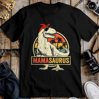 Gift for Mom Shirt, Funny Mom Unisex T-Shirt/Hoodie/Sweatshirt HLT00 - Mamasaurus T Rex Dinosaur Mama Saurus Family Matching Women T-Shirt