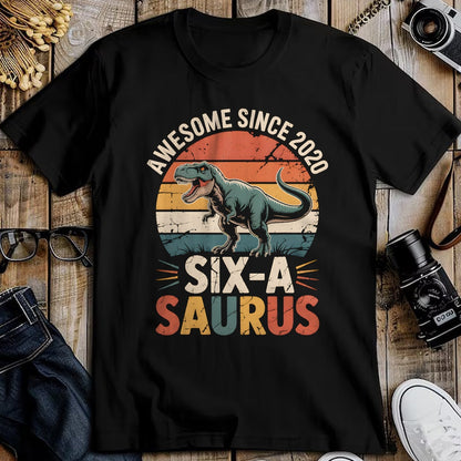 Best Dinosaur Lover Shirt, Funny Dinosaur UnisexT-Shirt/Hoodie/Sweatshirt HLT00 - 6 Year Old Dinosaur 6th Birthday Gift Trex Dino Six Saurus T-Shirt
