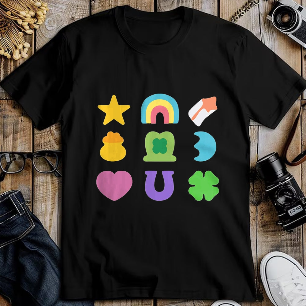 Gift for Mom Shirt, Funny Mom Unisex T-Shirt/Hoodie/Sweatshirt HLT00 - Lucky Cereal Marshmallow Shapes Magically Charms Delicious T-Shirt