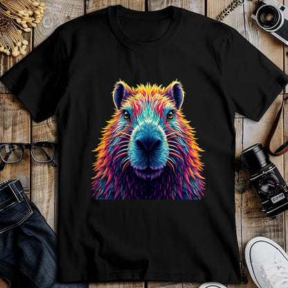 Cute Capybara Shirt, Funny Capybara Unisex T-Shirt/Hoodie/Sweatshirt HLT00 - Funny Colorful Capybara Long Sleeve T-Shirt