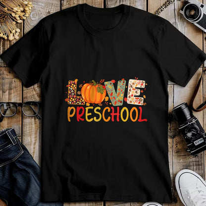 Best Thanksgiving Family Shirt , Funny Thanksgiving UnisexT-Shirt/Hoodie/Sweatshirt HLT00 - Love Preschool Happy Fall Thanksgiving Women Teacher T-Shirt