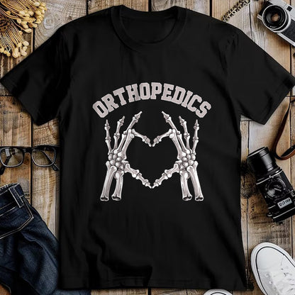 Best Doctor Shirt, Funny Doctor UnisexT-Shirt/Hoodie/Sweatshirt HLT00 - Orthopedics Skeleton Hand Heart Ortho Nurse RN Crew T-Shirt