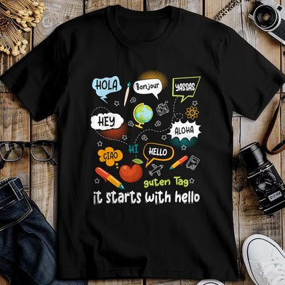 Best Teacher Shirt, Funny Teacher UnisexT-Shirt/Hoodie/Sweatshirt HLT00 - Fri-Yay Happy Friday Funny Weekend Teacher Back to School T-Shirt, Men, Black, 3X-Large